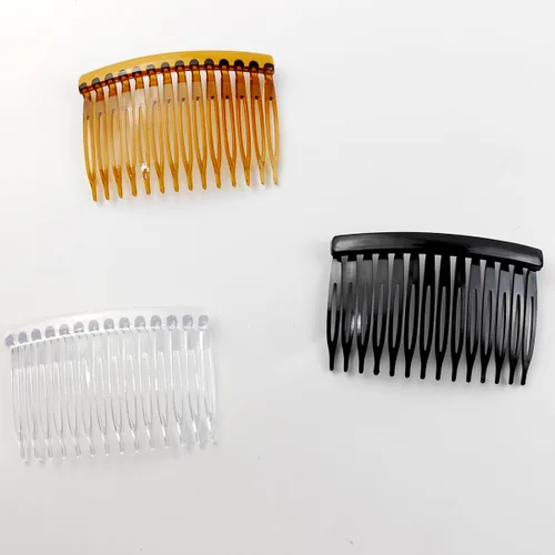 Miniatura 5 de TIHOOD 33 peines laterales de plástico para el cabello con 14 dientes, clips para tocados, clips de agarre, accesorios para mujeres y niñas, velo