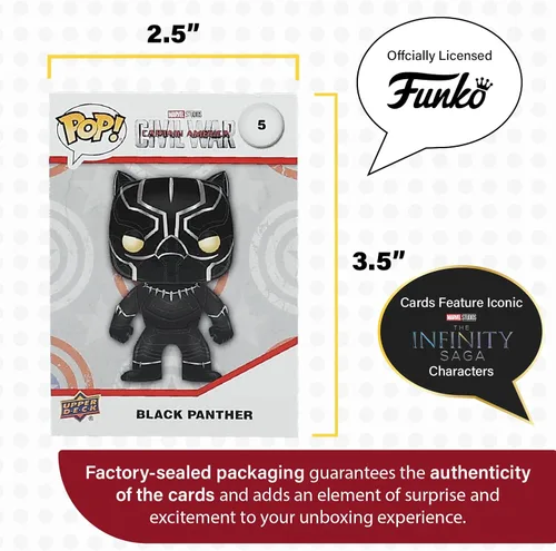 Miniatura 6 de UCC Distributing Funko Pop Marvel - Caja de tarjetas coleccionables (24 paquetes por caja/sellada de fábrica)