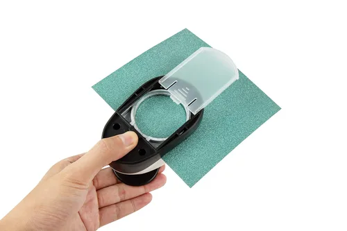 Miniatura 5 de QIQQIKIN Perforadora de papel circular, 1 pulgada, perforadora de agujeros, rosa, herramienta de manualidades para álbumes de recortes, fabricación