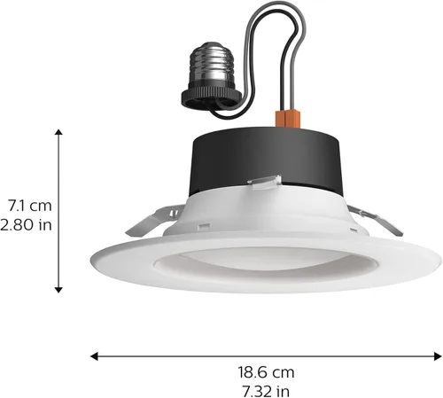 Miniatura 3 de Philips Hue Foco empotrable LED inteligente de 5/6 pulgadas - Luz ambiente blanca de cálido a frío - Paquete de 4 - 1100LM - Interior - Control