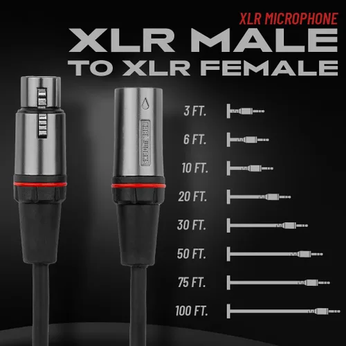 Miniatura 5 de Cableworks Por Gator Cases Headliner Series Premium 3 Foot XLR Cable de micrófono (GCWH-XLR-03)