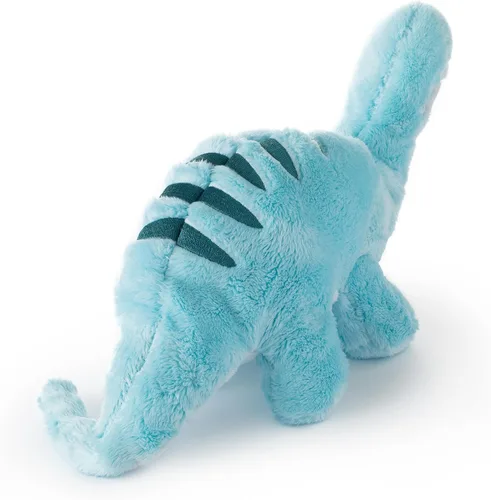 Miniatura 4 de The Petting Zoo ZOOLOGEE - Peluche de animal de peluche de Brachiosaurus, dinosaurio azul, 11 pulgadas