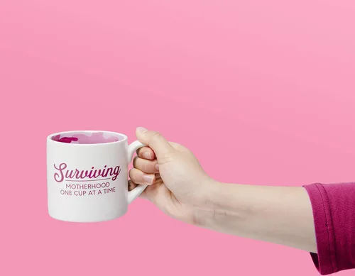 Miniatura 3 de Pavilion - Taza de café con camuflaje rosa de 15 onzas