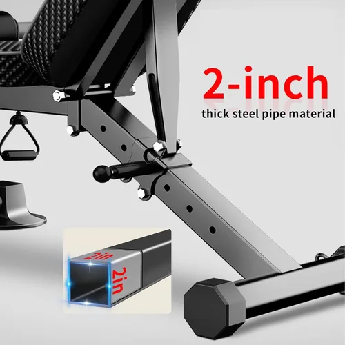 Miniatura 9 de K KiNGKANG Adjustable Weight Bench,1050 lbs Foldable Workout Bench with 8 Back Positions, Incline Decline Flat Exercise Bench for Home Gym Full Body