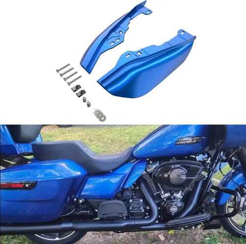 Miniatura 112 de Advanblack Deflectores de aire Road Glide Mid Frame 2024 compatibles con Harley Touring Street Glide, Road King, Electra Glide, 2009-2025