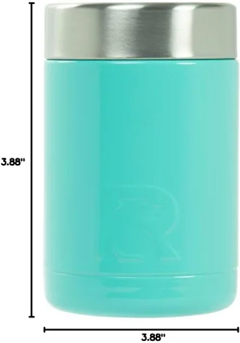 Miniatura 6 de RTIC lata enfriadora de acero inoxidable para 12 onzas, 12, Verde azulado