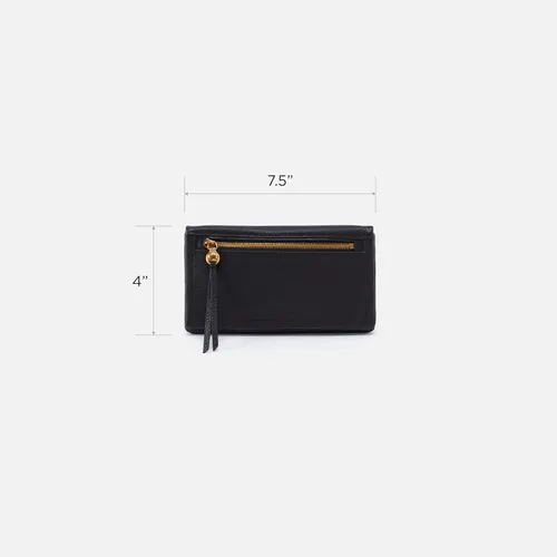 Miniatura 5 de HOBO Lumen Continental - Cartera de piel plegable para mujer, cierre a presión