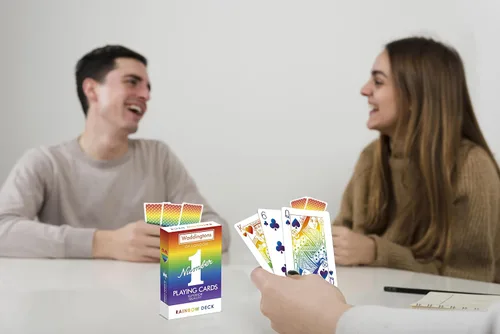 Miniatura 5 de Juego de cartas número 1 de Waddingtons, ilumina tus juegos, incluyendo Snap y Poker con esta baraja, compañero de viaje, regalo y juguete