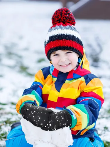 Miniatura 6 de SATINIOR 2 pares de guantes de nieve para niños, impermeables, guantes de esquí de invierno cálidos y gruesos para niñas y niños