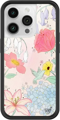 Miniatura 57 de Wildflower Carcasas – Compatible con iPhone 14 Pro Protector negro parachoques, certificado de prueba de caída de 6.5 pies, propiedad de mujeres
