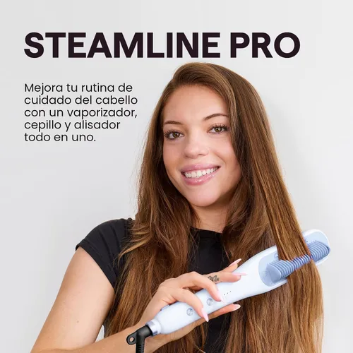 Miniatura 2 de Wavytalk Cepillo Alisador de Cabello Pro Steam, Steamline Pro 3 en 1 Cepillo Alisador, el Vapor Reduce el Daño, Nutre el Cabello y Acelera