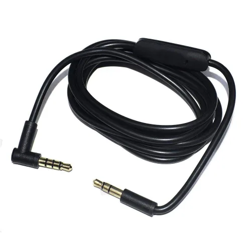 Miniatura 3 de Cable de audio de repuesto con micrófono en línea y control para auriculares Beats de Dr Dre Solo Studio Pro Detox Wireless Mixr Executive Pill