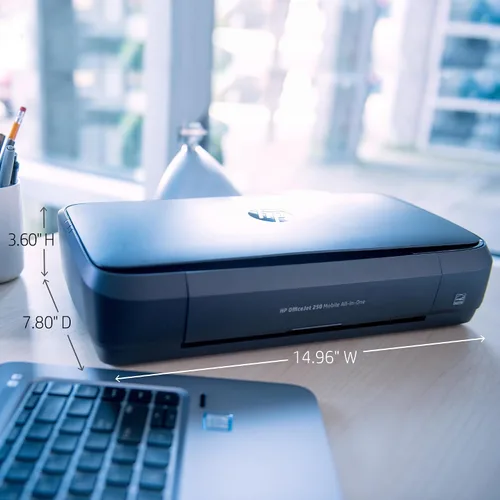 Miniatura 15 de Impresora móvil todo en uno HP Officejet 250 (cz992 a), Negro