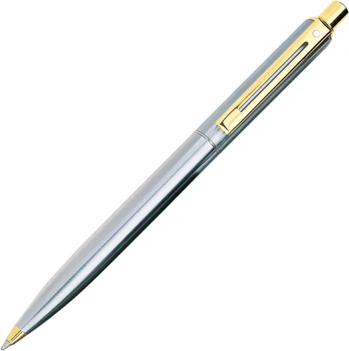 Miniatura 10 de Sheaffer Sentinel, barril de resina de grano de café, tapa cromada, borde de placa de níquel, bolígrafo (E23212551)