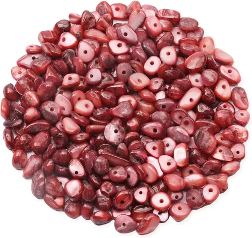 Miniatura 37 de 500 cuentas de piedra natural con virutas naturales, citrino de 0.317 a 0.315 pulgadas, piedras preciosas irregulares de cristal curativo, cuentas