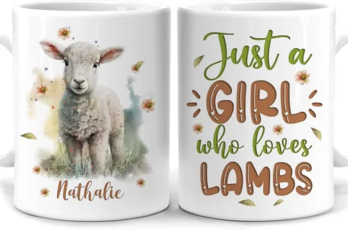 Miniatura 7 de Hyturtle Regalos Personalizados Amante de Ranas - Solo Una Chica Que Ama Las Ranas Taza de Café Personalizada con Nombre en Cerámica de 11oz - Idea