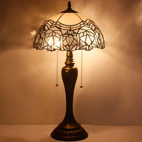 Miniatura 2 de WERFACTORY Tiffany Lamp Series SAStained Glass Style Pantalla Decorativa Sala de estar Dormitorio