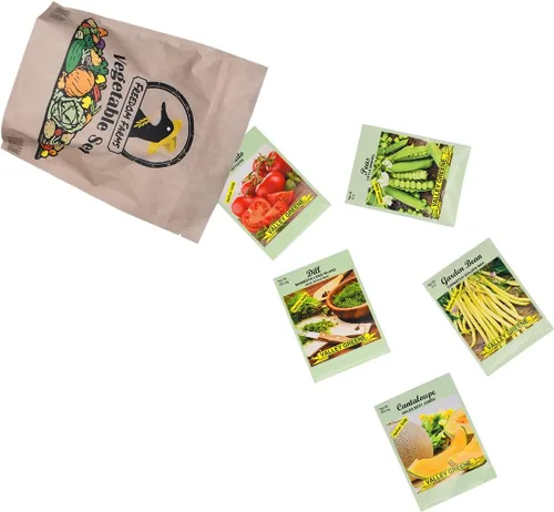 Miniatura 3 de Juego de 43 paquetes surtidos de semillas de verduras y hierbas, más de 10,000 semillas, incluye bolsa de almacenamiento de mylar, semillas