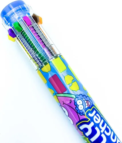 Miniatura 5 de Hershey Jolly Rancher - Bolígrafo perfumado de arcoíris, retráctil, multicolor, perfumado, 1 unidad, 10 aromas para niños de 3, 4, 5, 6, 7 años