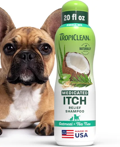 Miniatura 13 de TropiClean - Champús para mascotas fabricados en Estados Unidos, Blanqueamiento, Azul