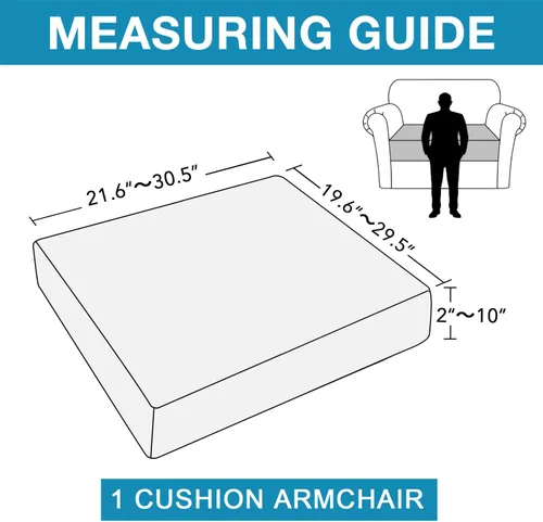 Miniatura 2 de Flamingo P Funda de cojín elástica de alta estiramiento para asiento de sofá, protector de muebles para sofá, funda de sofá suave y flexible