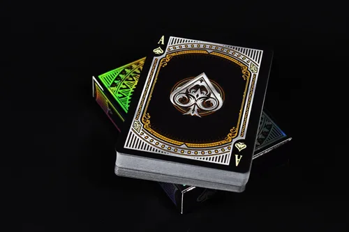 Miniatura 4 de Baraja de naipes de póquer de cobre aislante con papel de aluminio en la parte posterior con diseño personalizable