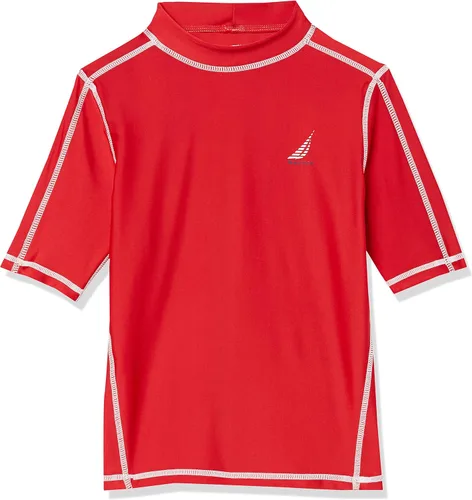 Nautica Camiseta de natación de manga corta para niños con protección solar UPF 50+