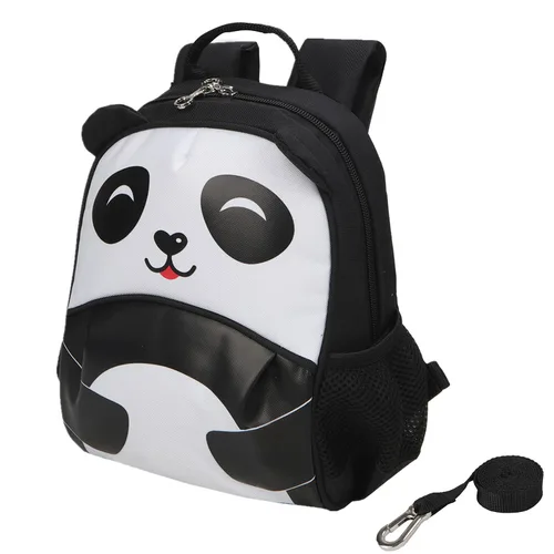Miniatura 10 de Yodo, Bolsa para almuerzo aislada y mochila preescolar infantil, con correa de arnés de seguridad para niños o niñas, Dinosaur