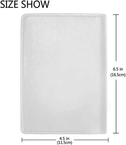 Miniatura 4 de Kuizee Funda para pasaporte, funda para pasaporte, funda de cuero tipo cartera de 4.5 x 6.5 pulgadas, Estilo1, Cartera de viaje