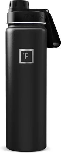 Miniatura 87 de IRON °FLASK Frasco de hidratación para acampar y senderismo con pajilla, botella de agua deportiva de acero inoxidable con aislamiento de boca