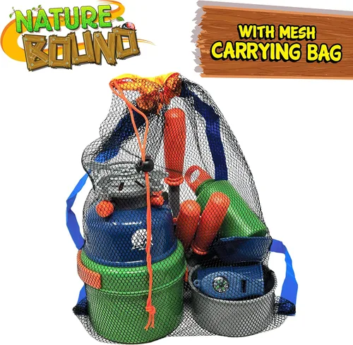Miniatura 6 de Nature Bound Camp Cookout Set - un emocionante juego de campamento de 15 piezas para niños, juguete perfecto para jugar al aire libre para niños