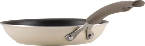 Miniatura 12 de Rachael Ray Cook + Create - Juego de ollas y sartenes antiadherentes, incluye bandeja para hornear y utensilios de cocina, 10 piezas - color almendra