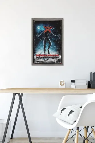 Miniatura 6 de Trends International Netflix Stranger Things: Season 4 - Póster de pared de Demogorgon, 14.72 x 22.37 pulgadas, versión enmarcada de madera