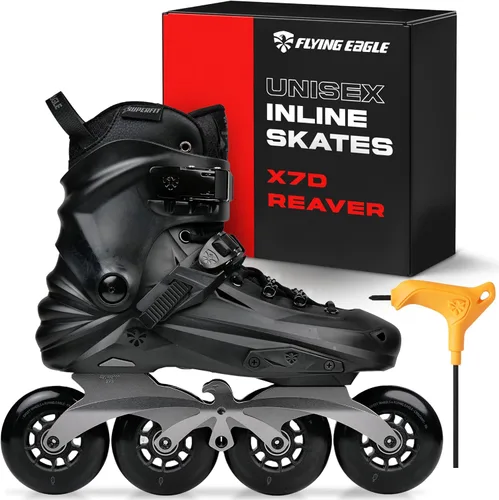 Flying Eagle X7D Reaver - Patines en línea para adultos para hombres y mujeres, patines en línea para exteriores, patines para adultos, Freeskates,