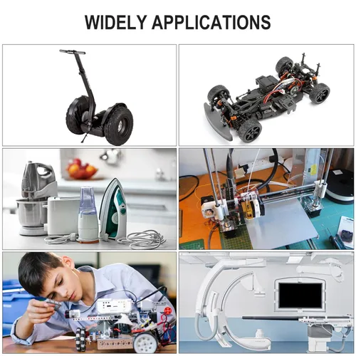 Miniatura 3 de Motorreductor con codificador CC de 24 V 35RPM para Arduino y impresoras 3D