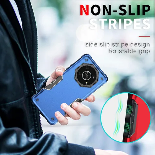 Miniatura 3 de Compatible con Honor X9, a prueba de golpes, híbrida resistente a los golpes, funda híbrida para parachoques híbrida de cuerpo completo, resistente