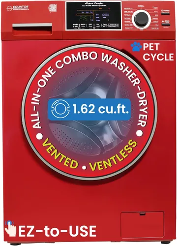 Miniatura 13 de Equator 24" Original 110V CONVERTIBLE Compact Combo Washer Dryer 1.6 cu.ft./15 lbs for Apartment, Condo, RV, Tiny Home & Small Spaces, 1400 rpm PET