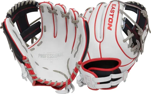 Miniatura 10 de Easton Guantes de sóftbol de lanzamiento rápido de la colección profesional Tamaños 11.5" - 13" Múltiples estilos Tela tejida dividida