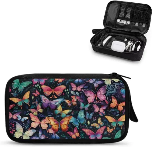 Miniatura 10 de Organizador electrónico de playa Bolsa de accesorios de tecnología Accesorios electrónicos Estuche de transporte Bolsa de almacenamiento para cable