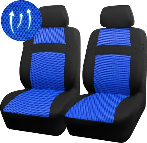 Miniatura 15 de CAR PASS Fundas de Asiento de Automóvil de Malla de Aire Solo para Asientos Delanteros, Fundas de Asiento Universales para Automóvil que se Ajustan