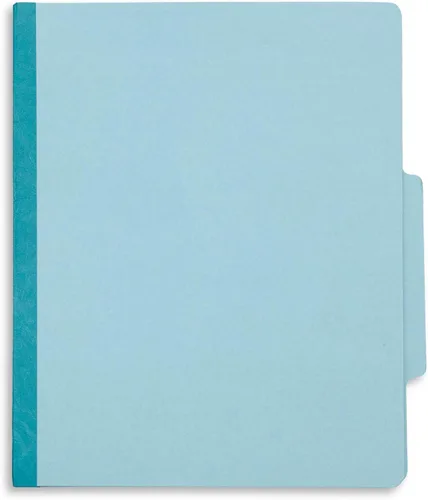 Miniatura 4 de Blue Summit Supplies Carpetas de clasificación azul claro, 3 divisores, tamaño carta con expansiones de 2 pulgadas, 8 secciones, paquete de 10