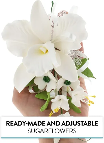 Miniatura 7 de Global Sugar Art Cattleya Orchid Sugar Cake - Aerosol para tartas de azúcar, blanco, 1 unidad por el chef Alan Tetreault