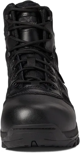 Miniatura 2 de Thorogood Deuce - Botas tácticas negras impermeables de 6 pulgadas con cremallera lateral para hombres y mujeres con puntera de seguridad compuesta