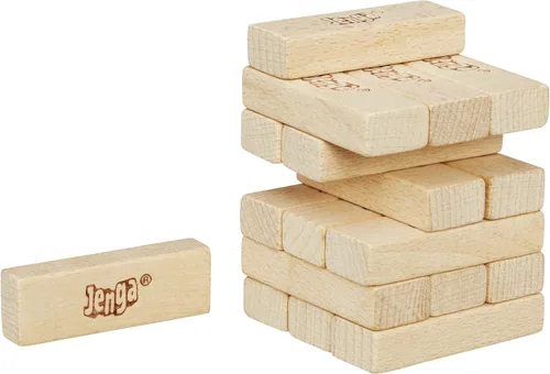 Miniatura 2 de Hasbro Gaming Juego Jenga Mini, Marrón/a, para edades de 6+ años