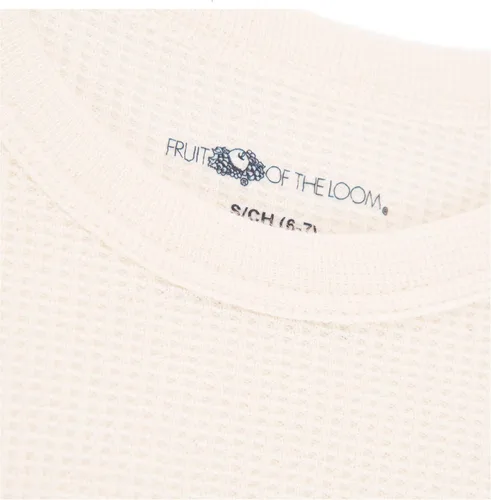 Miniatura 5 de Fruit of the Loom Conjunto de ropa interior térmica de gofre prémium para niños
