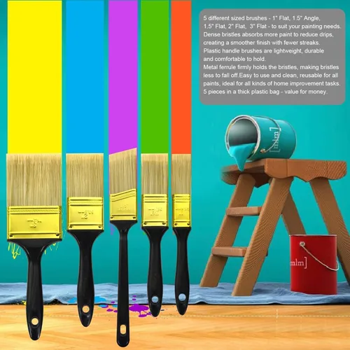 Miniatura 9 de Great Andrew - Juego de 30 pinceles de pintura de gran valor, multiuso