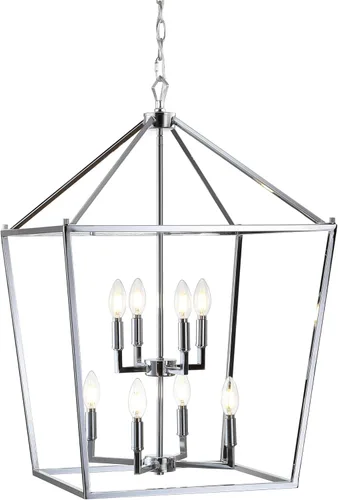 Miniatura 12 de JONATHAN Y Linterna colgante LED de 10 pulgadas de bronce aceitado/latón dorado con 3 luces, lámpara de araña clásica y moderna de granja para isla