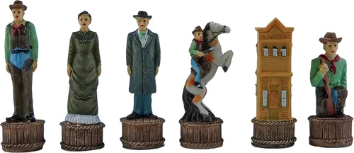 Miniatura 2 de American West Chessmen, Cowboys & Indians