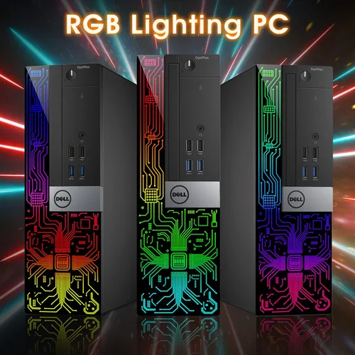 Miniatura 6 de Dell Escritorio para juegos OptiPlex 3060 SFF RGB, Intel Core i5-8500, 16GB RAM, 512GB NVMe, 1TB HDD, monitor HDMI de 22 pulgadas, GeForce GT 1030
