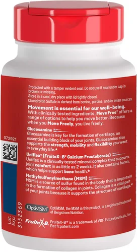 Miniatura 9 de Move Free Suplemento avanzado de glucosamina, condroitina y MSM para el apoyo de las articulaciones, apoya la movilidad, comodidad, fuerza